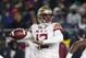 Florida State quarterback Deondre Francois (12) throws against Notre Dame in the first half of an NCAA college football game in South Bend, Ind.,Saturday, Nov. 10, 2018. (AP Photo/Paul Sancya)