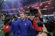 Los Angeles Rams head coach Sean McVay leaves the field after the NFL Super Bowl 53 football game against the New England Patriots, Sunday, Feb. 3, 2019, in Atlanta. The Patriots won 13-3. (AP Photo/David J. Phillip)