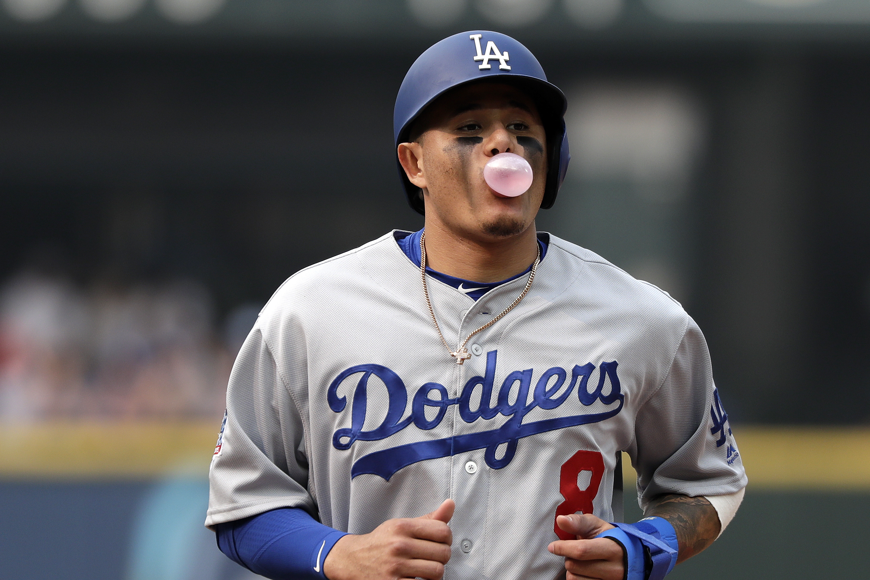 Manny Machado unleashed his fury on the Angels 