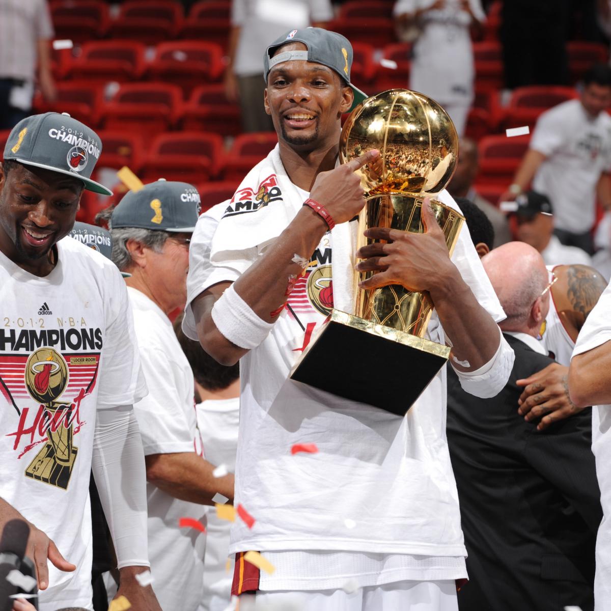 Chris Bosh to Have No. 1 Jersey Retired by Heat in March 26 Ceremony ...