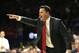 Arizona head coach Sean Miller in the second half during an NCAA college basketball game against Oregon, Thursday, Jan. 17, 2019, in Tucson, Ariz. Oregon defeated Arizona 59-54. (AP Photo/Rick Scuteri)