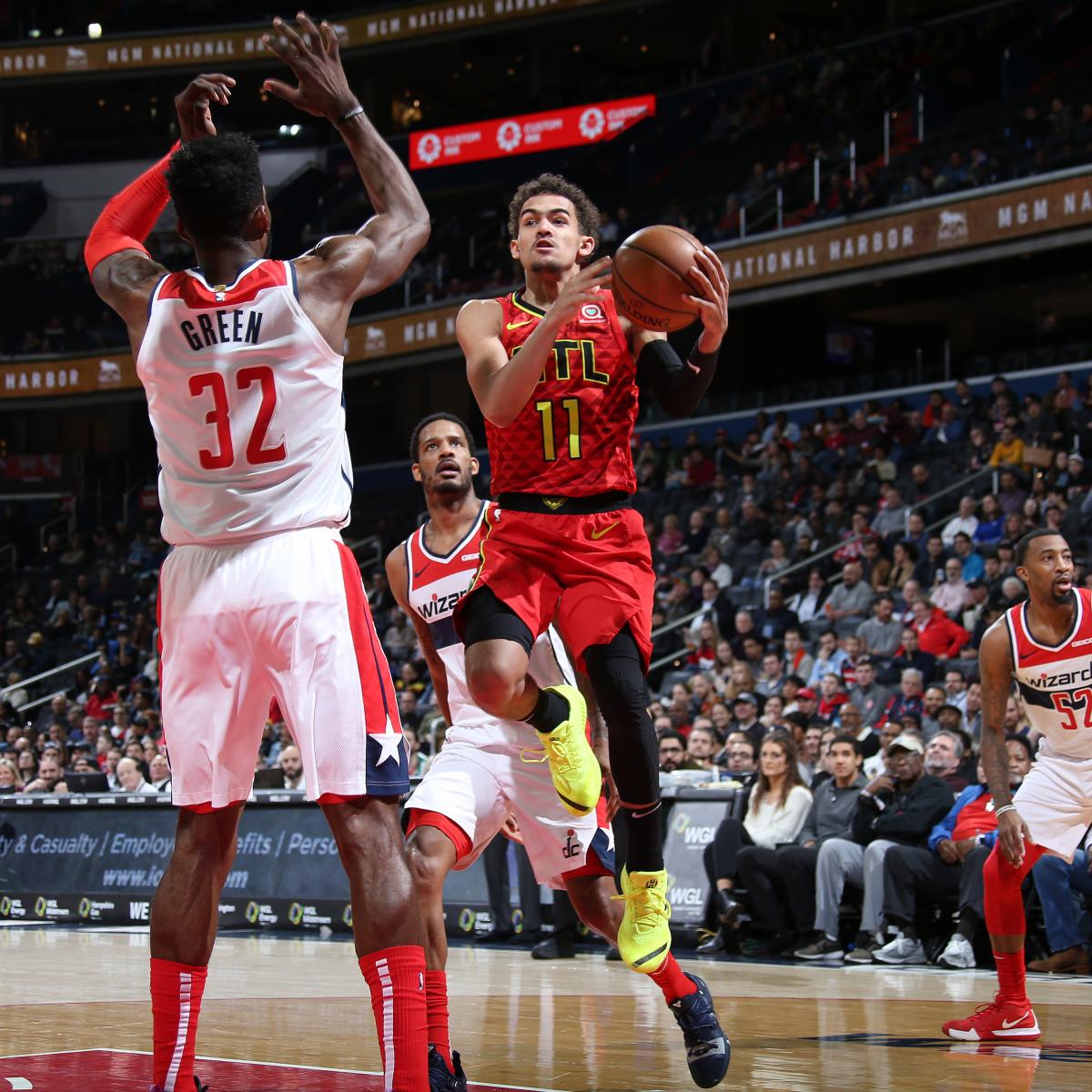 QnA VBage Trae Young's Double-Double Leads Hawks Past Bradley Beal, Wizards on the Road
