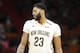 New Orleans Pelicans forward Anthony Davis (23) in action during an NBA basketball game Friday, Nov. 30, 2018, in Miami. (AP Photo/Brynn Anderson)