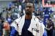 Dallas Mavericks' Harrison Barnes walks off the court after the team's NBA basketball game against the Charlotte Hornets in Dallas, Wednesday, Feb. 6, 2019. Barnes was traded during the game to the Sacramento Kings for Zach Randolph and Justin Jackson. (AP Photo/Tony Gutierrez)