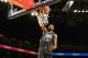 OAKLAND, CA - FEBRUARY 6: Kevin Durant #35 of the Golden State Warriors dunks the ball against the San Antonio Spurs on February 6, 2019 at ORACLE Arena in Oakland, California. NOTE TO USER: User expressly acknowledges and agrees that, by downloading and or using this photograph, user is consenting to the terms and conditions of Getty Images License Agreement. Mandatory Copyright Notice: Copyright 2019 NBAE (Photo by Noah Graham/NBAE via Getty Images)