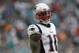 MIAMI, FL - DECEMBER 09: Josh Gordon #10 of the New England Patriots looks on against the Miami Dolphins at Hard Rock Stadium on December 9, 2018 in Miami, Florida. (Photo by Michael Reaves/Getty Images)