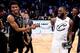 LOS ANGELES, CA - FEBRUARY 18: LeBron James #23 of Team LeBron and Giannis Antetokounmpo #34 of Team Stephen after the NBA All-Star Game as a part of 2018 NBA All-Star Weekend at STAPLES Center on February 18, 2018 in Los Angeles, California. NOTE TO USER: User expressly acknowledges and agrees that, by downloading and/or using this photograph, user is consenting to the terms and conditions of the Getty Images License Agreement. Mandatory Copyright Notice: Copyright 2018 NBAE (Photo by Nathaniel S. Butler/NBAE via Getty Images)