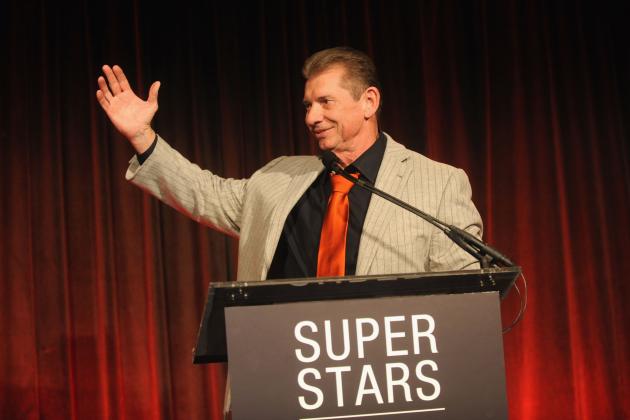 NEW YORK, NY - APRIL 04: Vince McMahon attends WWE Superstars for Sandy Relief at Cipriani, Wall Street on April 4, 2013 in New York City. (Photo by Brad Barket/Getty Images for WWE)