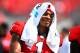 ATHENS, GA - SEPTEMBER 15: Justin Fields #1 of the Georgia Bulldogs smiles as he leaves the field after the game against the Middle Tennessee Blue Raiders on September 15, 2018 at Sanford Stadium in Athens, Georgia. (Photo by Scott Cunningham/Getty Images)
