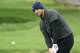 PEBBLE BEACH, CALIFORNIA - FEBRUARY 08: NFL player Tony Romo plays a shot on the second hole during the second round of the AT&T Pebble Beach Pro-Am at Pebble Beach Golf Links on February 08, 2019 in Pebble Beach, California. (Photo by Jeff Gross/Getty Images)