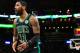 BOSTON, MA - FEBRUARY 9: Kyrie Irving #11 of the Boston Celtics disputes a call during the game against the Los Angeles Clippers at TD Garden on February 9, 2019 in Boston, Massachusetts. NOTE TO USER: User expressly acknowledges and agrees that, by downloading and or using this photograph, User is consenting to the terms and conditions of the Getty Images License Agreement. (Photo by Kathryn Riley/Getty Images)