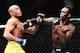 MELBOURNE, AUSTRALIA - FEBRUARY 10: Israel Adesanya of Nigeria punches Anderson Silva of Brazil during their Middleweight bout during UFC234 at Rod Laver Arena on February 10, 2019 in Melbourne, Australia. (Photo by Quinn Rooney/Getty Images)