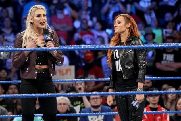Charlotte Flair and Becky Lynch on SmackDown.