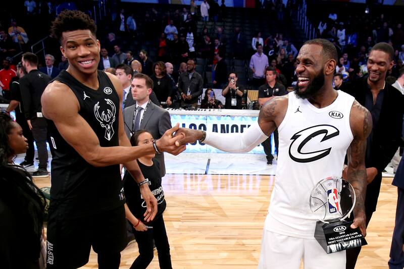 Image result for lebron vs antetokounmpo