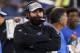 Detroit Lions head coach Matt Patricia watches against the Los Angeles Rams during an NFL football game in Detroit, Sunday, Dec. 2, 2018. (AP Photo/Paul Sancya)