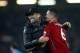 LIVERPOOL, ENGLAND - DECEMBER 16: Jurgen Klopp, Manager of Liverpool and Dejan Lovren of Liverpool celebrate following their sides victory in the Premier League match between Liverpool FC and Manchester United at Anfield on December 16, 2018 in Liverpool, United Kingdom. (Photo by Clive Brunskill/Getty Images)