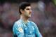 MADRID, SPAIN - FEBRUARY 9: Thibaut Courtois of Real Madrid during the La Liga Santander match between Atletico Madrid v Real Madrid at the Estadio Wanda Metropolitano on February 9, 2019 in Madrid Spain (Photo by David S. Bustamante/Soccrates/Getty Images)