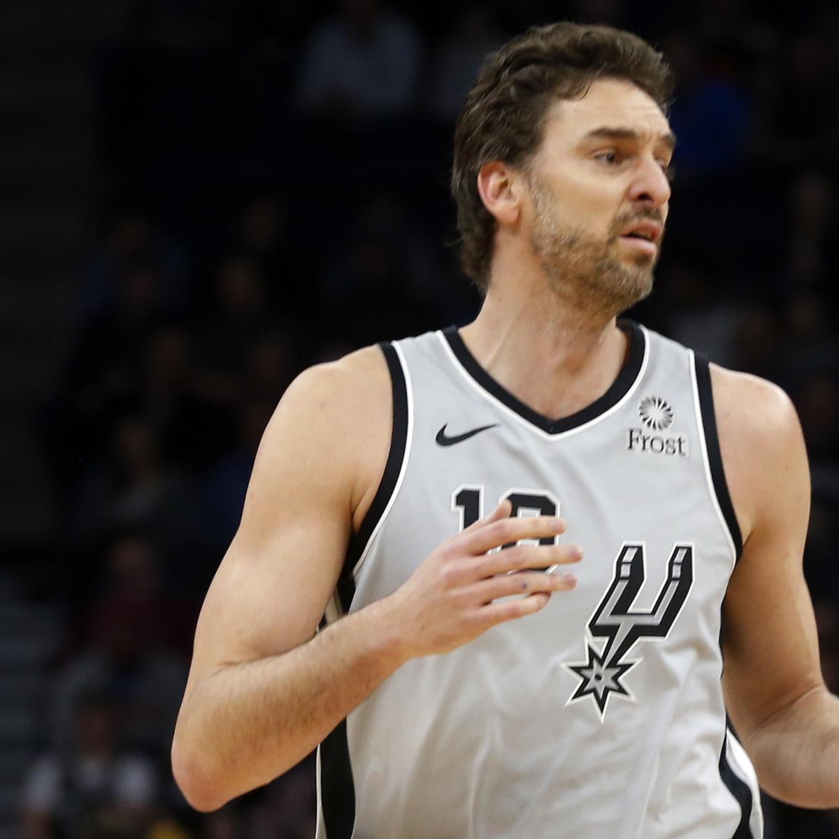 Pau Gasol Denies Rumor He Requested Spurs Trade or Buyout Before Deadline | Bleacher Report | Latest News, Videos and Highlights