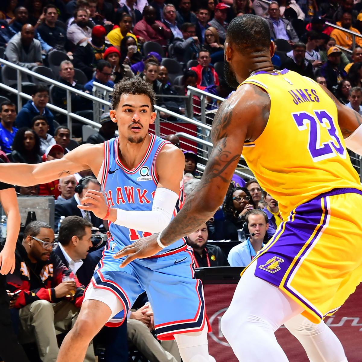 Trae Young Overcomes Lebron James Brilliance As Hawks Shock Lakers Bleacher Report Latest News Videos And Highlights
