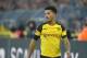 DORTMUND, GERMANY - FEBRUARY 09: Jadon Sancho of Borussia Dortmund looks on during the Bundesliga match between Borussia Dortmund and TSG 1899 Hoffenheim at Signal Iduna Park on February 9, 2019 in Dortmund, Germany. (Photo by TF-Images/TF-Images via Getty Images)
