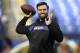 ARCHIVO - En esta foto del 30 de diciembre de 2018, el quarterback Joe Flacco de los Ravens de Baltimore previo a un partido ante los Browns de Cleveland. (AP Foto/Nick Wass) RAVENS-BRONCOS CANJE