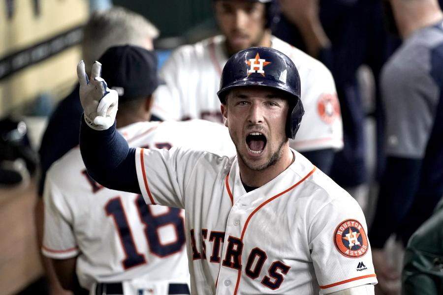 Alex Cora makes good on bet with Alex Bregman, dons LSU jersey before  Astros-Red Sox game