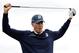 Matt Kuchar stretches on the 13th tee during the third round of the Phoenix Open PGA golf tournament, Saturday, Feb. 2, 2019, in Scottsdale, Ariz. (AP Photo/Matt York)