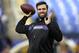 ARCHIVO - En esta foto del 30 de diciembre de 2018, el quarterback Joe Flacco de los Ravens de Baltimore previo a un partido ante los Browns de Cleveland. (AP Foto/Nick Wass) RAVENS-BRONCOS CANJE
