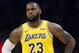 Los Angeles Lakers forward LeBron James is shown during the second half of an NBA basketball game against the Atlanta Hawks Tuesday, Feb. 12, 2019, in Atlanta. The Hawks won 117-113. (AP Photo/John Bazemore)