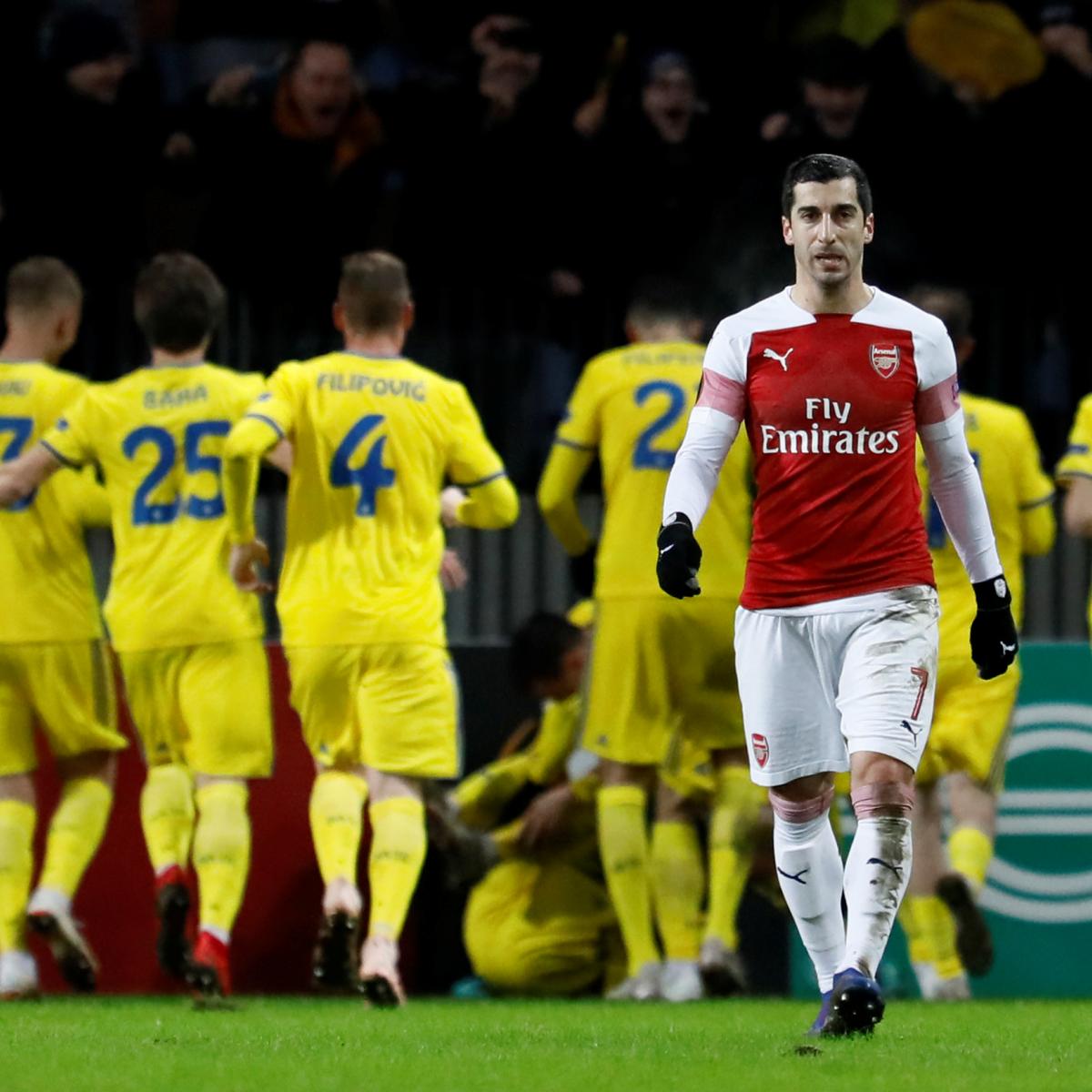 Europa League 2019: Scores, Odds After Thursday's Round of 32 Leg 1 Results | Bleacher Report ...