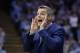 Virginia head coach Tony Bennett directs his players during the first half of an NCAA college basketball game against North Carolina in Chapel Hill, N.C., Monday, Feb. 11, 2019. (AP Photo/Gerry Broome)