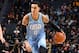 CHARLOTTE, NC - FEBRUARY 15: Kyle Kuzma #0 of the U.S. Team handles the ball against the World Team during the 2019 Mtn Dew ICE Rising Stars Game on February 15, 2019 at the Spectrum Center in Charlotte, North Carolina. NOTE TO USER: User expressly acknowledges and agrees that, by downloading and/or using this photograph, user is consenting to the terms and conditions of the Getty Images License Agreement. Mandatory Copyright Notice: Copyright 2019 NBAE (Photo by Andrew D. Bernstein/NBAE via Getty Images)