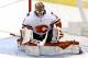 Mike Smith made the key saves in the third period for the Flames in their win at Pittsburgh.