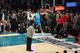CHARLOTTE, NC - FEBRUARY 16: Hamidou Diallo #6 of the Oklahoma City Thunder jumps over NBA legend Shaquille O'Neal during the 2019 AT&T Slam Dunk Contest as part of State Farm All-Star Saturday Night on February 16, 2019 at the Spectrum Center in Charlotte, North Carolina. NOTE TO USER: User expressly acknowledges and agrees that, by downloading and/or using this photograph, user is consenting to the terms and conditions of the Getty Images License Agreement. Mandatory Copyright Notice: Copyright 2019 NBAE (Photo by Joe Murphy/NBAE via Getty Images)
