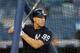 NEW YORK, NY - OCTOBER 09: (NEW YORK DAILIES OUT) Aaron Judge #99 of the New York Yankees during batting practice before Game Four of the American League Division Series against the Boston Red Sox at Yankee Stadium on October 9, 2018 in the Bronx borough of New York City. The Red Sox defeated the Yankees 4-3. (Photo by Jim McIsaac/Getty Images)