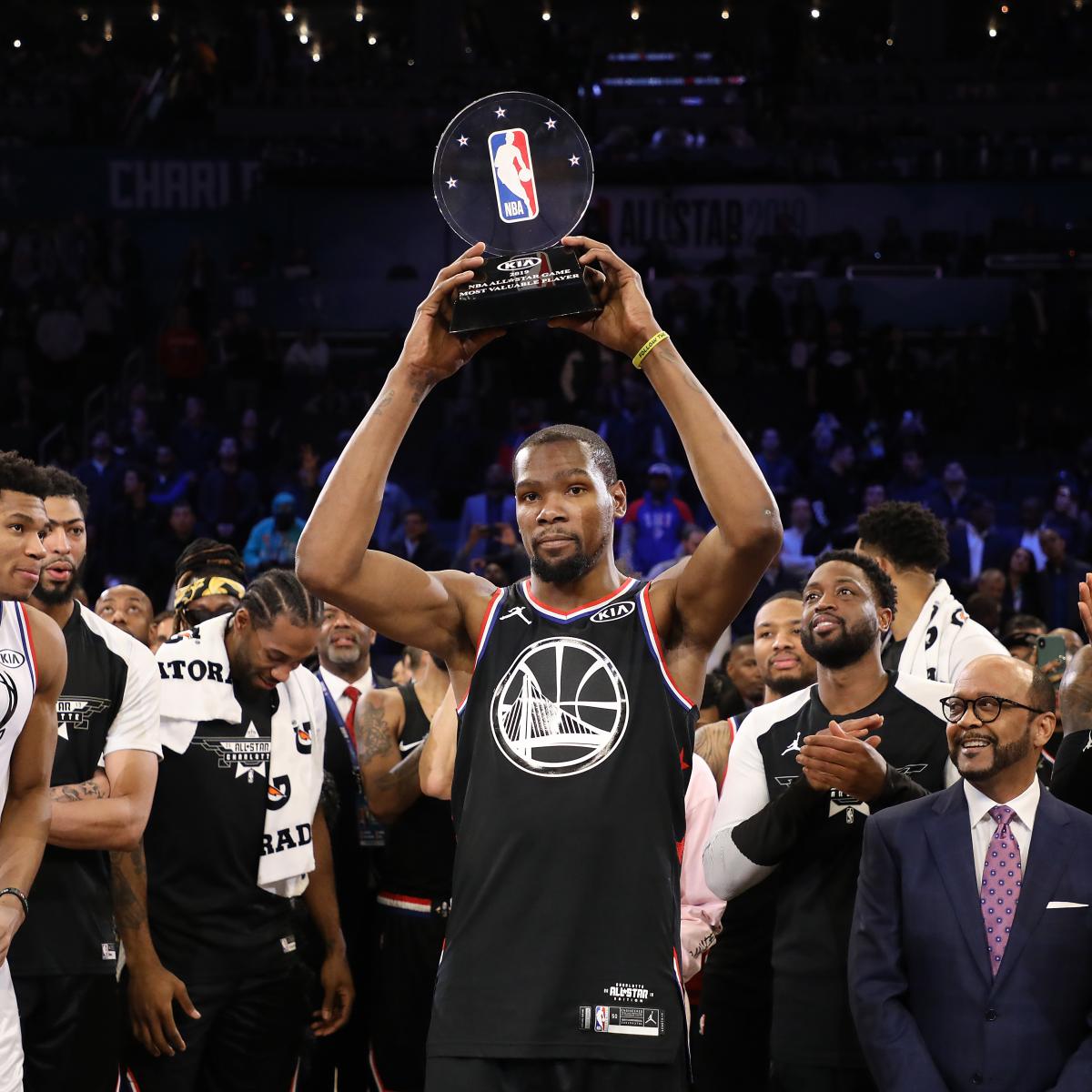 NBA All-Star Game 2019: Kevin Durant Wins MVP as Team LeBron Beats Giannis | Bleacher ...