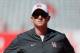 HOUSTON, TX - OCTOBER 27: Head coach Major Applewhite of the Houston Cougars looks on during warm ups before a football game against the South Florida Bulls on October 27, 2018 in Houston, Texas. (Photo by Bob Levey/Getty Images)