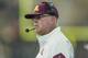 WEST LAFAYETTE, IN - OCTOBER 10: Head coach Jerry Kill of the Minnesota Golden Gophers is seen during the game against the Purdue Boilermakers at Ross-Ade Stadium on October 10, 2015 in West Lafayette, Indiana. (Photo by Michael Hickey/Getty Images)
