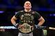 NEW YORK, NY - NOVEMBER 04: Georges St-Pierre of Canada celebrates after defeating Michael Bisping of England in their UFC middleweight championship bout during the UFC 217 event inside Madison Square Garden on November 4, 2017 in New York City. (Photo by Jeff Bottari/Zuffa LLC/Zuffa LLC via Getty Images)