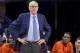 Syracuse head coach Jim Boeheim looks on during the first half of an NCAA college basketball game against Notre Dame Saturday, Jan. 5, 2019, in South Bend, Ind. Syracuse won 72-62. (AP Photo/Robert Franklin)