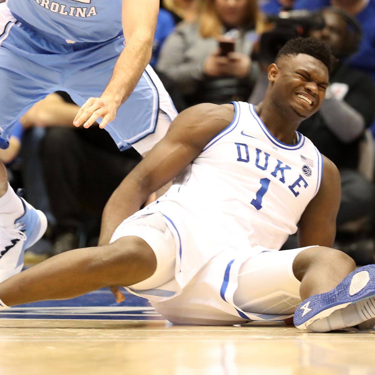 Zion Williamson: Latest Odds for Duke Star's Shoe Brand Revealed After Blowout ...
