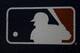 A rain-covered logo is seen at Fenway Park before Game 1 of the World Series baseball game between the Boston Red Sox and the Los Angeles Dodgers Tuesday, Oct. 23, 2018, in Boston. (AP Photo/Matt Slocum)