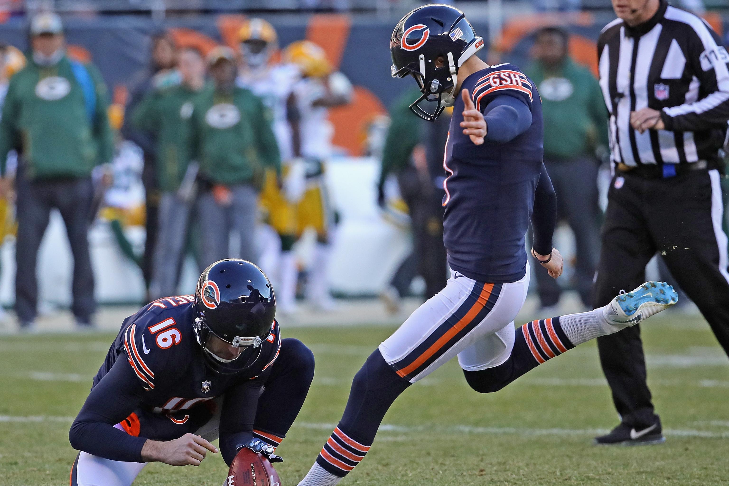 Report Cody Parkey To Be Cut By Bears Missed Game Winning Fg Vs