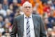SYRACUSE, NY - FEBRUARY 09: Head coach Jim Boeheim of the Syracuse Orange looks on against the Boston College Eagles during the first half at the Carrier Dome on February 9, 2019 in Syracuse, New York. (Photo by Rich Barnes/Getty Images)