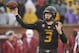 Missouri quarterback Drew Lock throws the ball during the first half of an NCAA college football game against Arkansas Friday, Nov. 23, 2018, in Columbia, Mo. (AP Photo/L.G. Patterson)