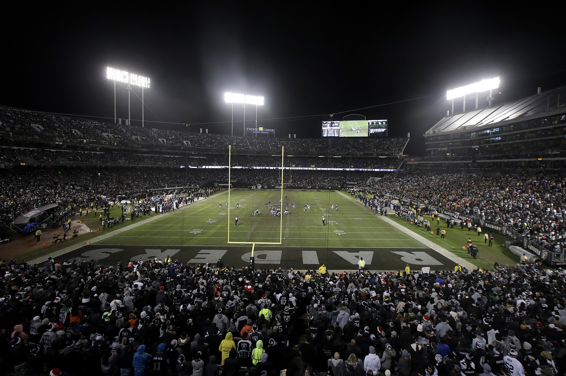 Report: Raiders reach deal with San Francisco Giants to play 2019