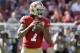 DOSSIER - In the October 23, 2016 archival photo, San Francisco 49ers quarterback Colin Kaepernick (7) is expected to pass the Tampa Bay Buccaneers in the first half of a match. NFL football team in Santa Clara, California. games with a percentage of completion less than 50 percent. (AP Photo / Marcio Jose Sanchez, File)