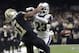 FILE - In this Jan. 20, 2019, file photo, Los Angeles Rams' Nickell Robey-Coleman breaks up a pass intended for New Orleans Saints' Tommylee Lewis during the second half of the NFL football NFC championship game in New Orleans. Robey-Coleman says he received