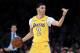LOS ANGELES, CA - JANUARY 09: Lonzo Ball #2 of the Los Angeles Lakers calls a play during the second half of a game against the Sacramento Kings at Staples Center on January 9, 2018 in Los Angeles, California. NOTE TO USER: User expressly acknowledges and agrees that, by downloading and or using this photograph, User is consenting to the terms and conditions of the Getty Images License Agreement. (Photo by Sean M. Haffey/Getty Images)