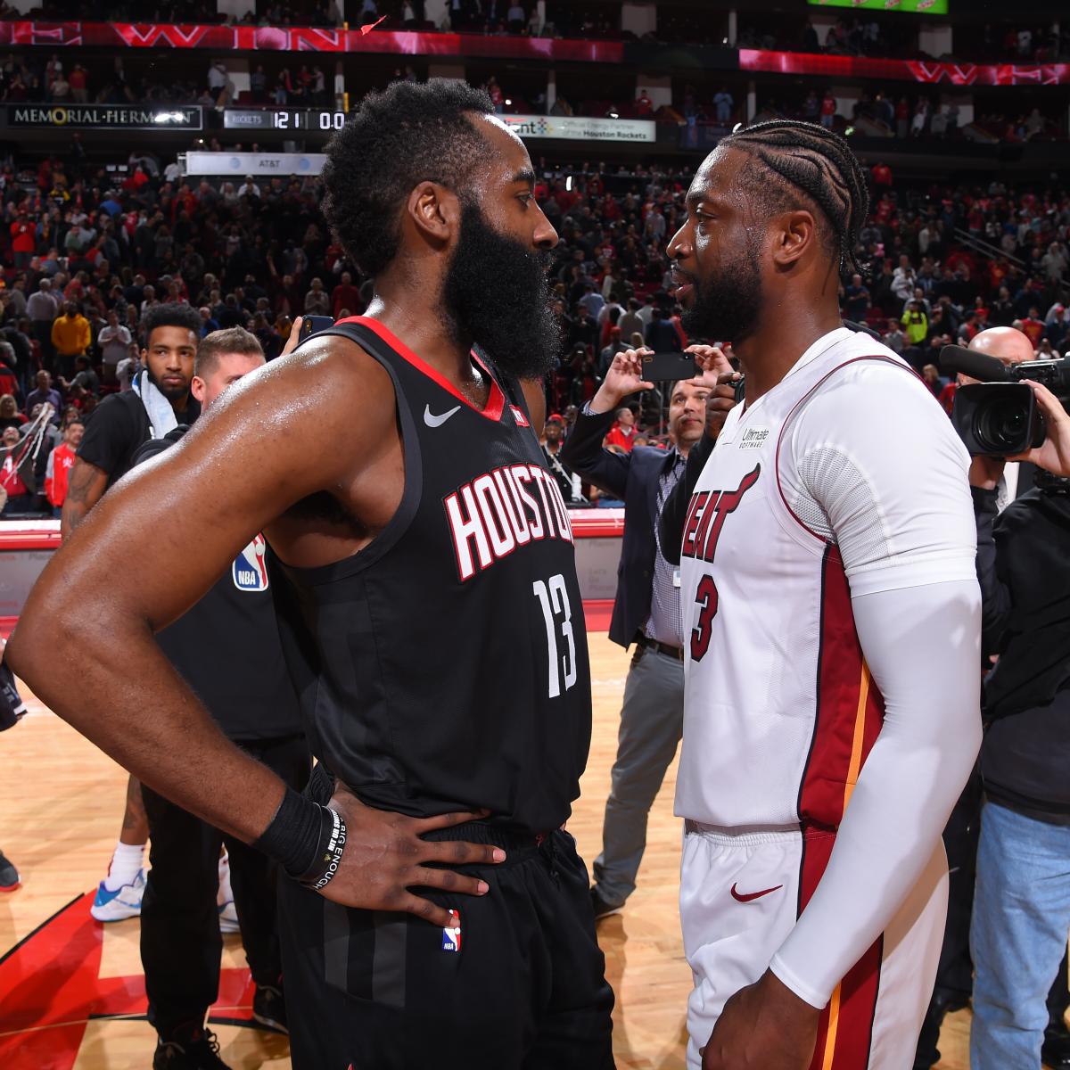 Dwyane Wade: James Harden 'One of the Most Unguardable Players' in NBA History ...